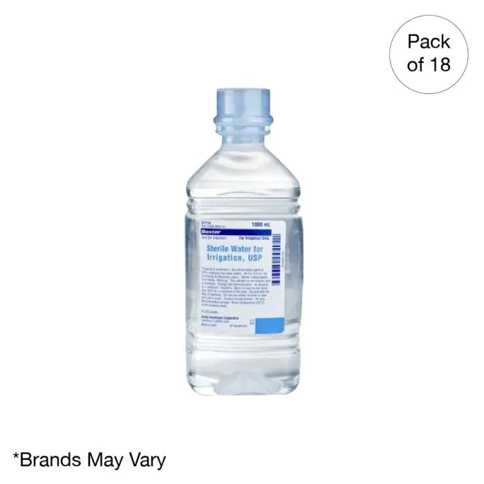 Kemp USA-Sterile Water for Irrigation and Wound Care, 500 mL Case of 18-MedTech-1